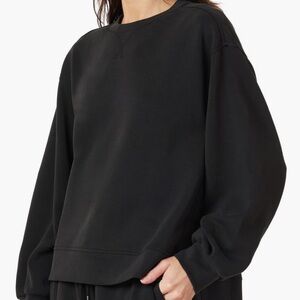 Scotch & Soda Black Crewneck Pullover